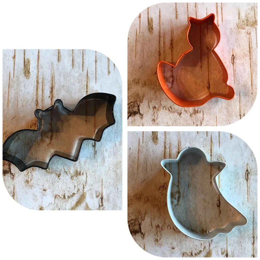 Wilton Colored Metal Halloween Cookie Cutters